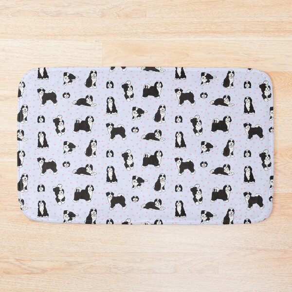 Item preview, Tibetan terrier cute illustration pack black and white  designed and sold by Yarafantasyart.