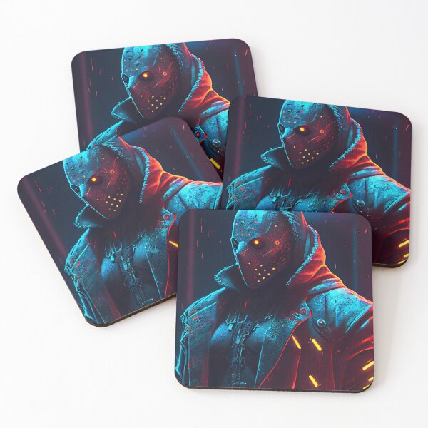Item preview, Jason Voorhees in Cyberpunk City #3 designed and sold by Artistic Pandas.