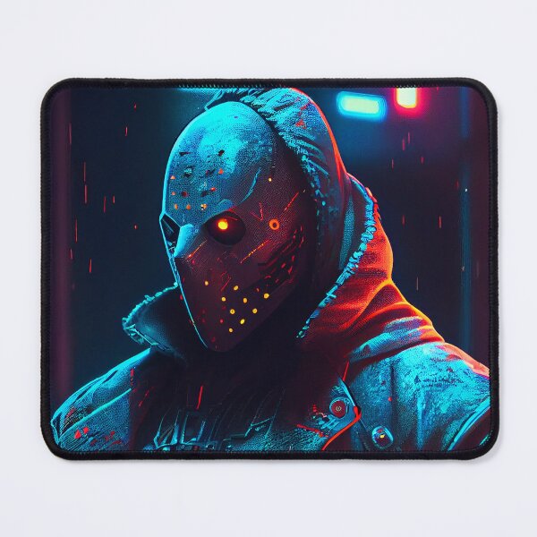 Item preview, Jason Voorhees in Cyberpunk City #3 designed and sold by Artistic Pandas.