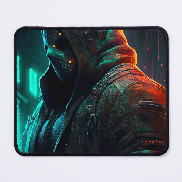 Item preview, Jason Voorhees in Cyberpunk City #4 designed and sold by Artistic Pandas.