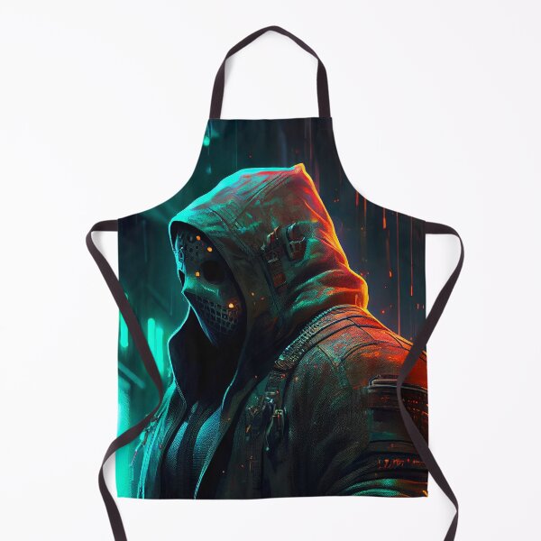 Item preview, Jason Voorhees in Cyberpunk City #4 designed and sold by Artistic Pandas.