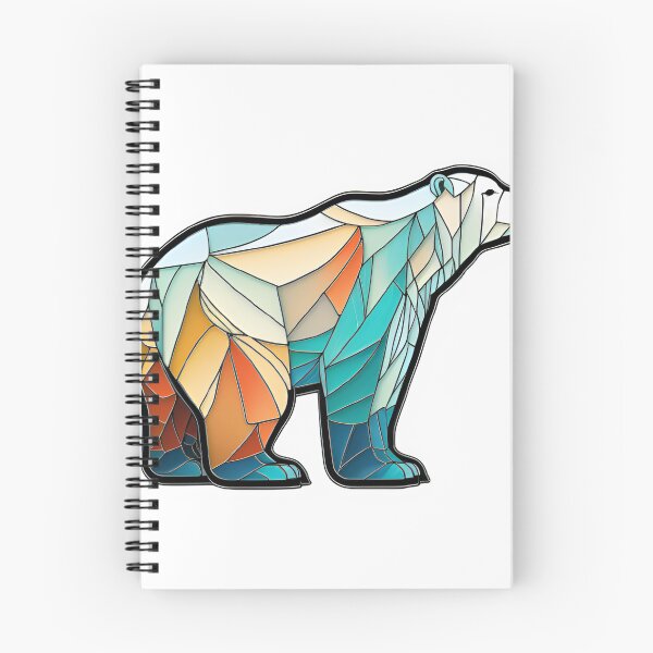 Item preview, Stained Glass Polar Bear designed and sold by natejahnke.