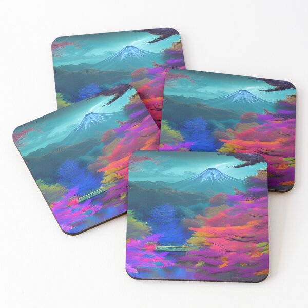 Aperçu de l'œuvre Colorful japan forest scenery créée et vendue par brandway.