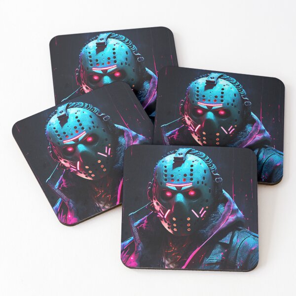 Item preview, Jason Voorhees in Cyberpunk City #6 designed and sold by Artistic Pandas.
