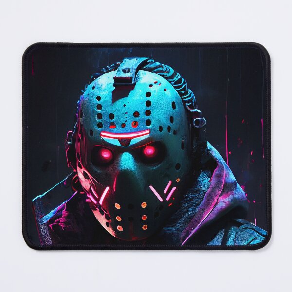 Item preview, Jason Voorhees in Cyberpunk City #6 designed and sold by Artistic Pandas.