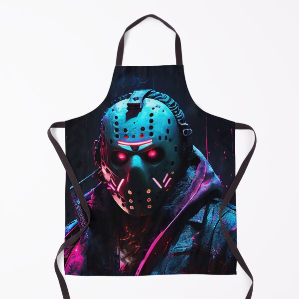 Item preview, Jason Voorhees in Cyberpunk City #6 designed and sold by Artistic Pandas.