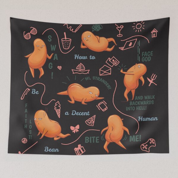 Item preview, How to be a decent Human Bean designed and sold by quenguyen.