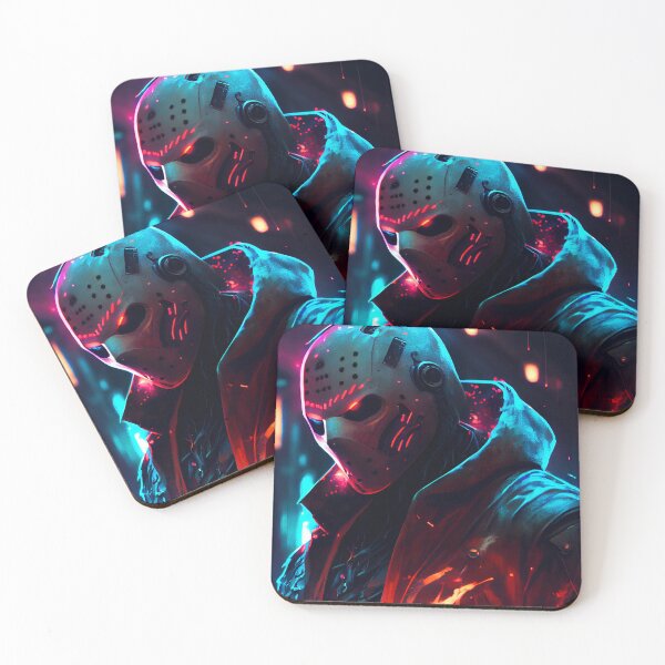 Item preview, Jason Voorhees in Cyberpunk City #7 designed and sold by Artistic Pandas.
