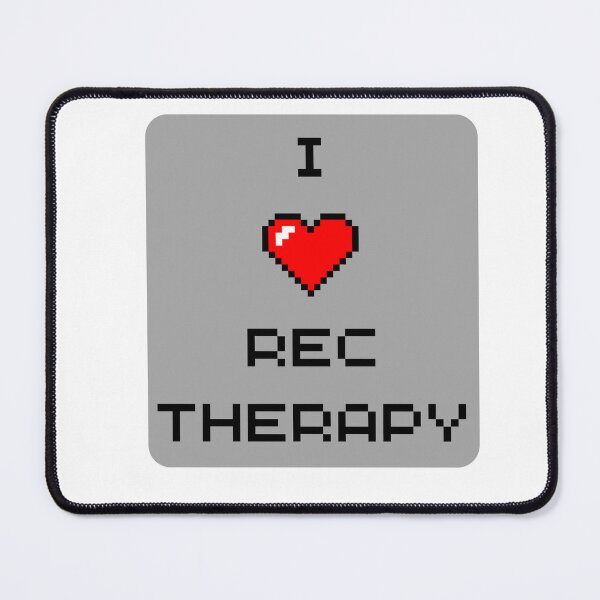 Item preview, I love Rec Therapy Pixelated designed and sold by RecAttire.