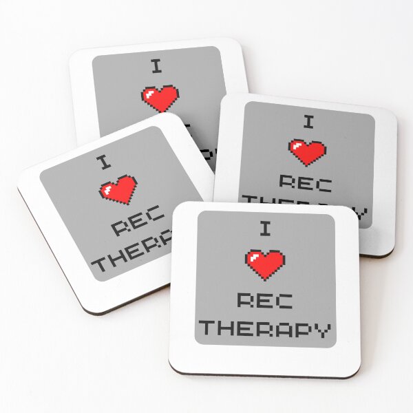 Item preview, I love Rec Therapy Pixelated designed and sold by RecAttire.