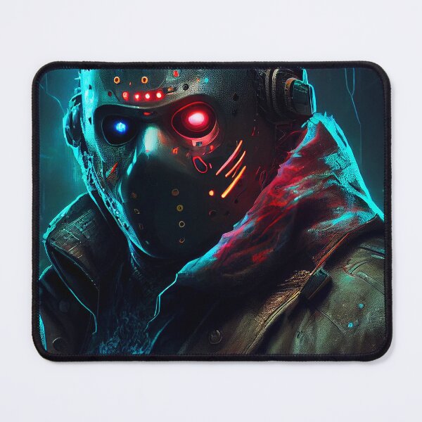 Item preview, Jason Voorhees in Cyberpunk City #9 designed and sold by Artistic Pandas.