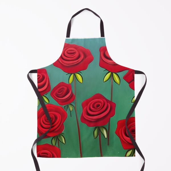 Artikelvorschau, Red roses on a green background entworfen und verkauft von brandway.