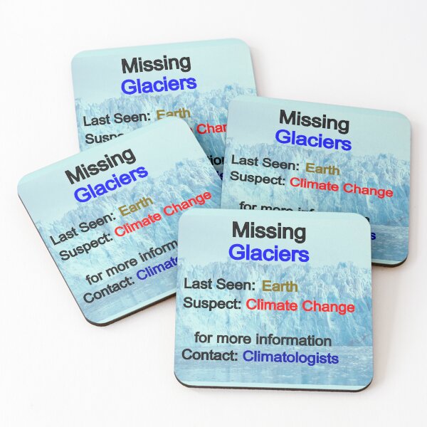 Item preview, Climate Change Missing Glaciers designed and sold by klhmmh.