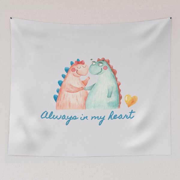 Item preview, Cute Hugging Dinosaurs - Valentine's Day designed and sold by OMdesign10.