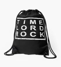 Stylish Time Lord Rock Drawstring Bag
