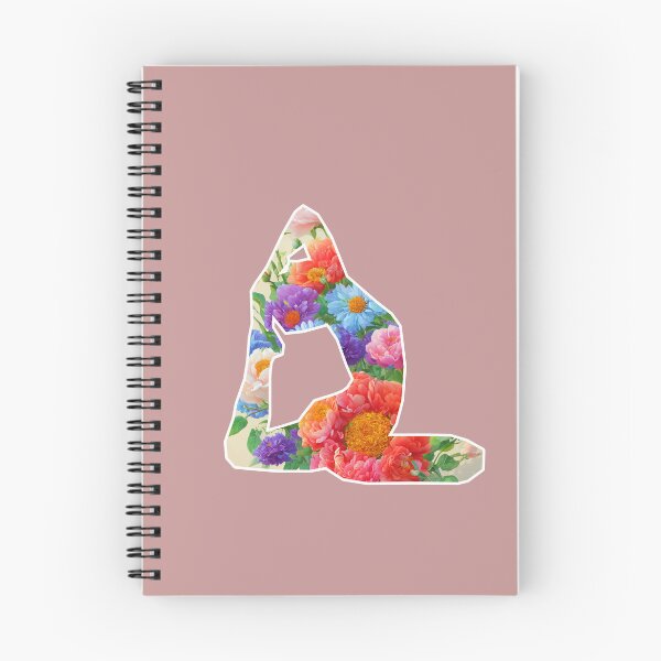 Item preview, Floral Yoga Pigeon Pose designed and sold by arcanemuse.