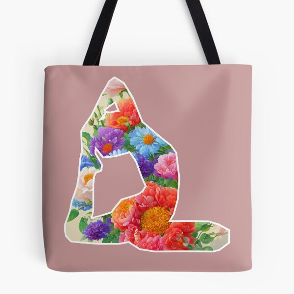 Item preview, Floral Yoga Pigeon Pose designed and sold by arcanemuse.