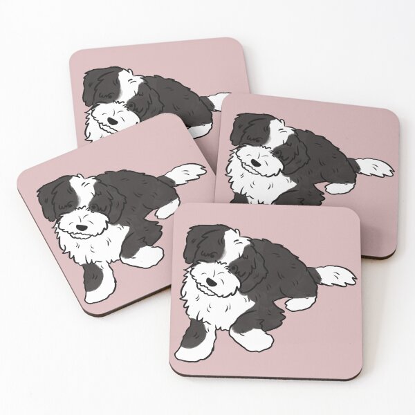 Item preview, Tibetan terrier dog cute illustration  designed and sold by Yarafantasyart.