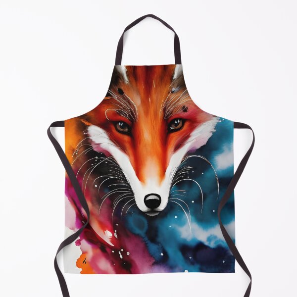 Item preview, Smokey Colourful Fox Artwork designed and sold by ambyai.