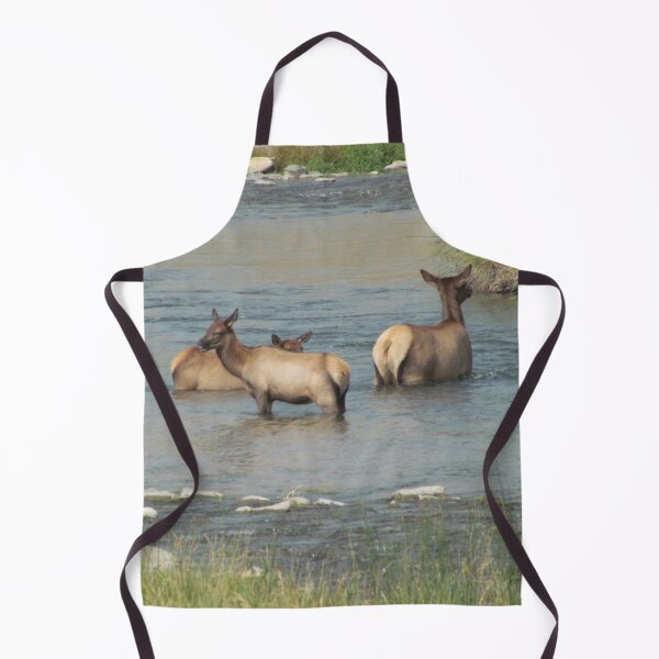 Item preview, Elks Family Enjoying The River During Summer Season designed and sold by evaszabo.