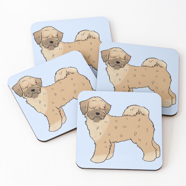 Item preview, Tibetan terrier dog cute illustration  designed and sold by Yarafantasyart.