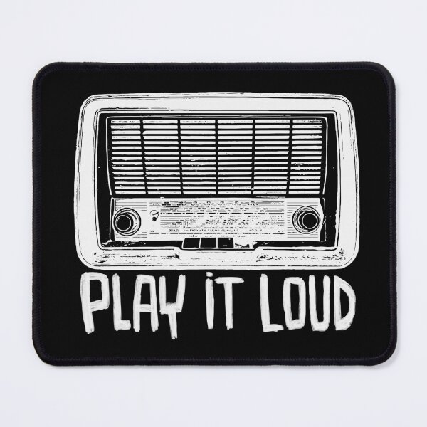 Item preview, Radio Music, Play it Loud, Vintage Radio designed and sold by badlydrawnbabe.