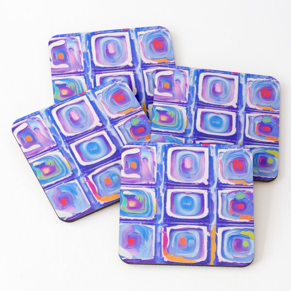 Item preview, Unique Colorful Abstract Squares designed and sold by Artel-Blue.