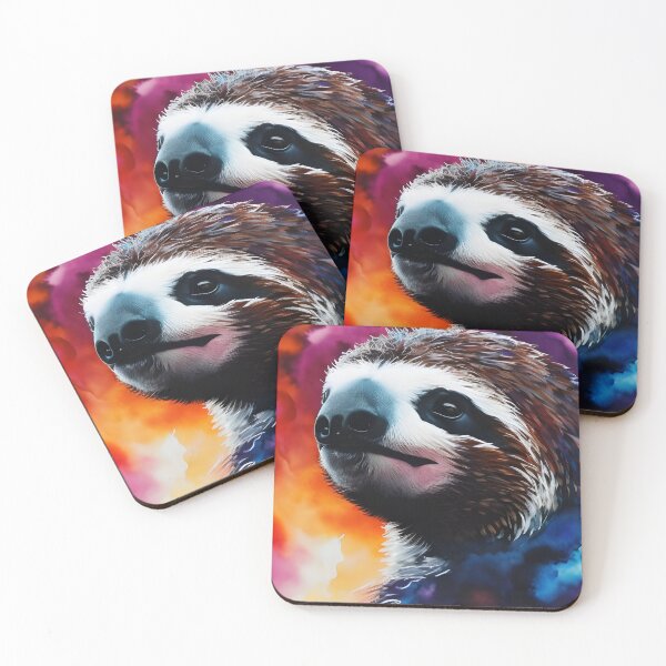 Item preview, Sloth Watercolor Artwork designed and sold by ambyai.