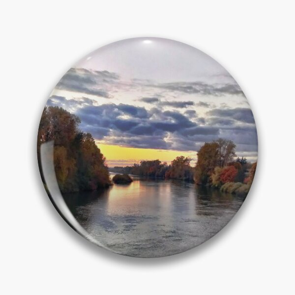 Item preview, Sunset Over Willamette River In Eugene Oregon designed and sold by PPPimp.