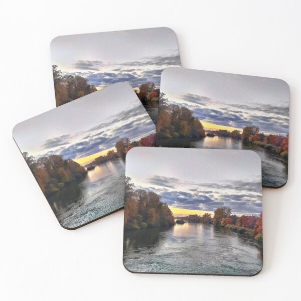 Item preview, Sunset Over Willamette River In Eugene Oregon designed and sold by PPPimp.
