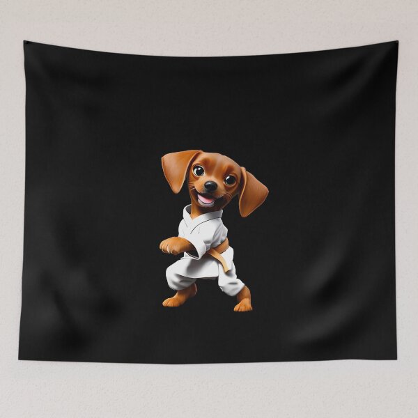 Item preview, Dog Knows Karate - Cute Puppy Martial art designed and sold by smailjr.