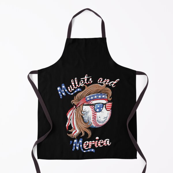 Item preview, Mullets and Merica Baseball designed and sold by Hapoel.