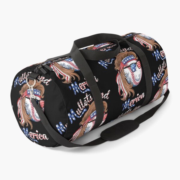 Item preview, Mullets and Merica Baseball designed and sold by Hapoel.