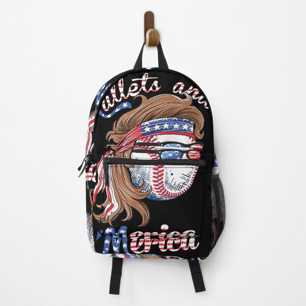 Item preview, Mullets and Merica Baseball designed and sold by Hapoel.