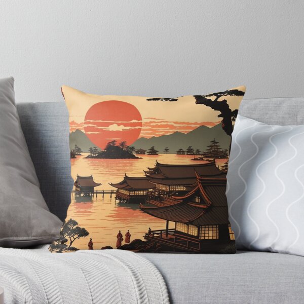 Item preview, waterfront village designed and sold by TheArtfulNook.