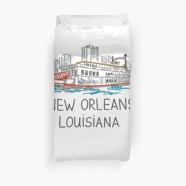New Orleans, Louisiana Duvet Cover