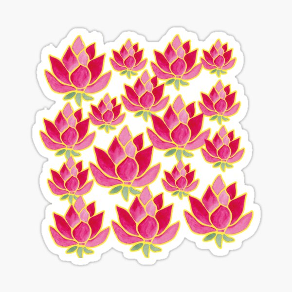 The Lotus Flower Sticker