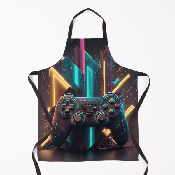 Item preview, Modern Gaming Frenzy: Abstract Game Controller Art designed and sold by plachy78.