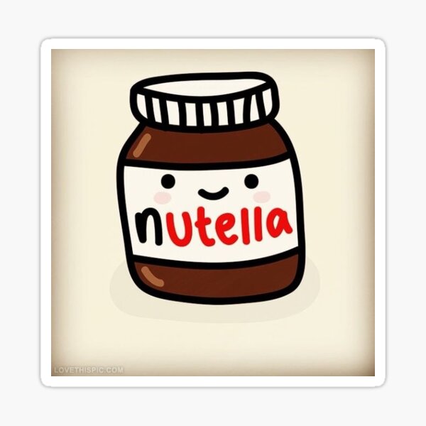 Funny Nutella Stickers Redbubble