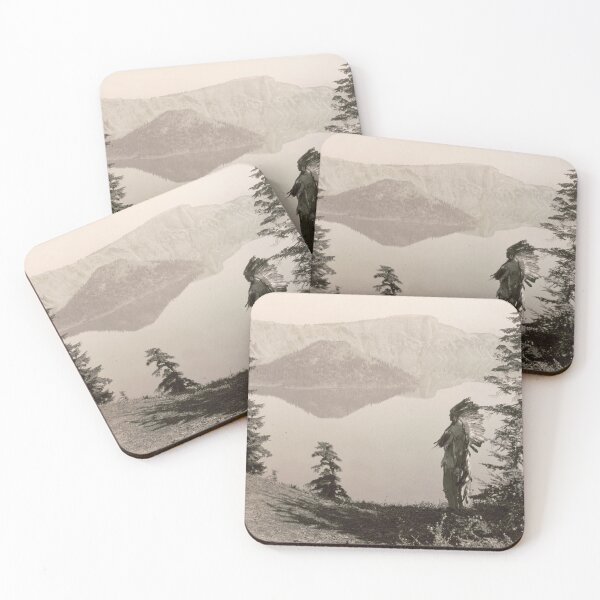 Item preview, Klamath Indian Chief Crater Lake, Oregon, 1923 designed and sold by World Vintage Photos.