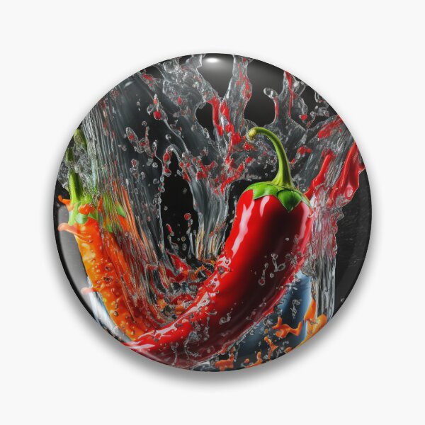 Item preview, Experience the colors of Super Hot Chillies  designed and sold by AiArtestry.