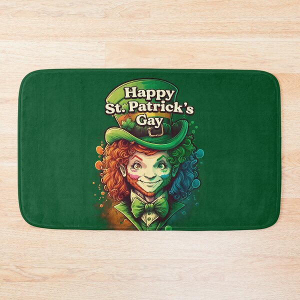Item preview, Happy St Patrick's Gay - Rainbow Leprechaun Drag Queen designed and sold by thedarkbrook.