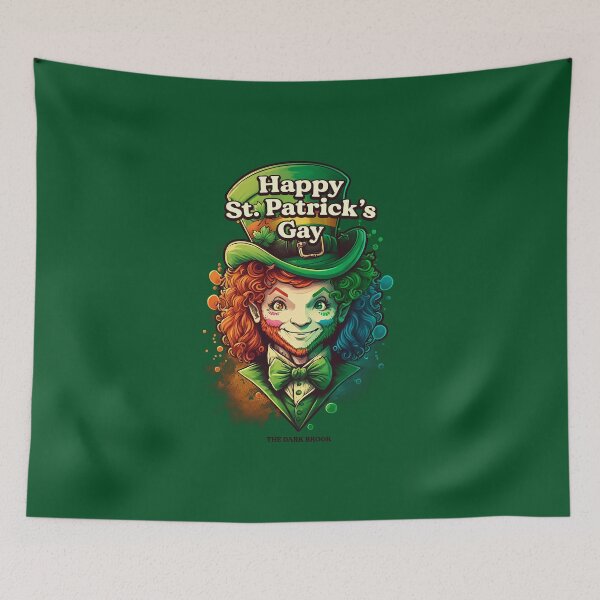 Item preview, Happy St Patrick's Gay - Rainbow Leprechaun Drag Queen designed and sold by thedarkbrook.