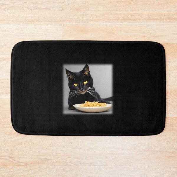 Aperçu de l'œuvre Chat mangeant des spaghettis créée et vendue par smailjr.
