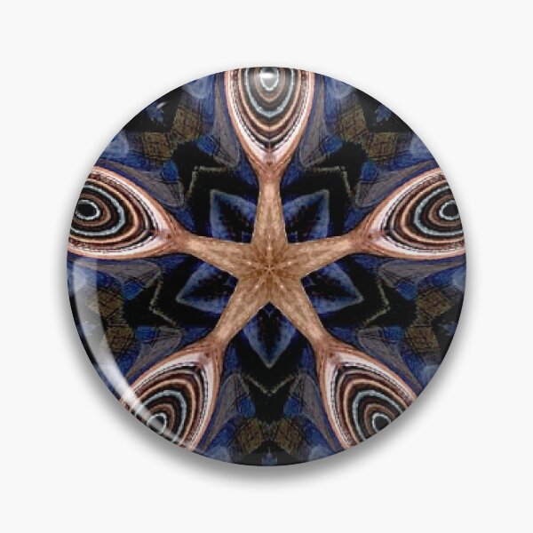Item preview, Blue Background Spun Flesh Star Illusion designed and sold by PPPimp.