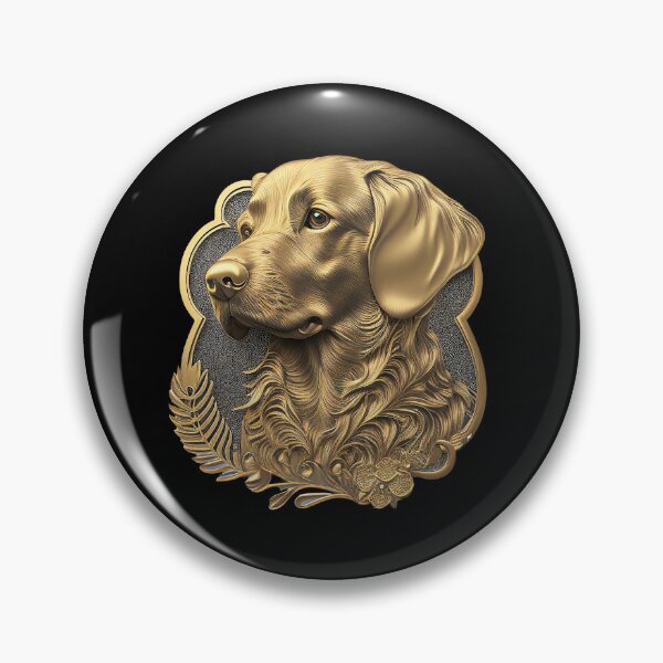Item preview, Golden Retriever Filigree Portrait designed and sold by GoldenCuteness.