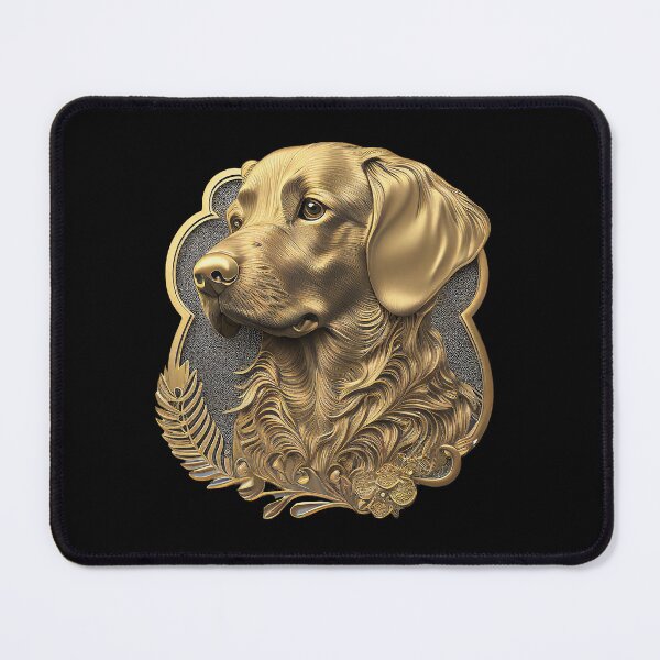 Item preview, Golden Retriever Filigree Portrait designed and sold by GoldenCuteness.