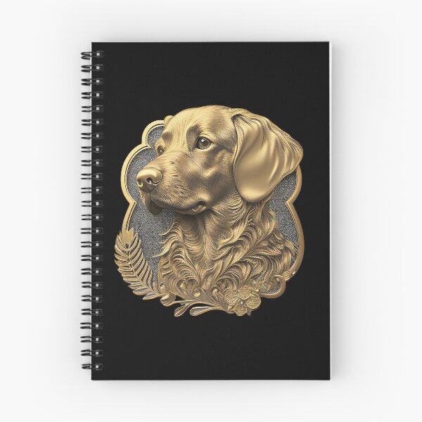 Item preview, Golden Retriever Filigree Portrait designed and sold by GoldenCuteness.