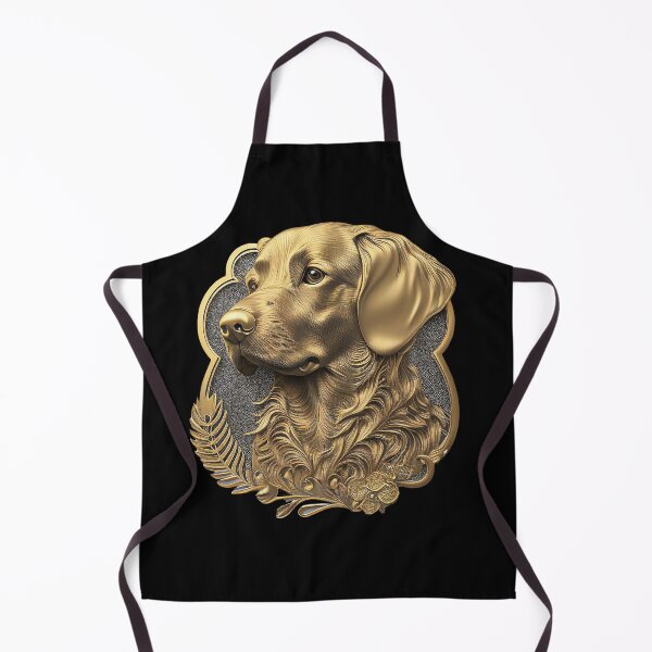 Item preview, Golden Retriever Filigree Portrait designed and sold by GoldenCuteness.