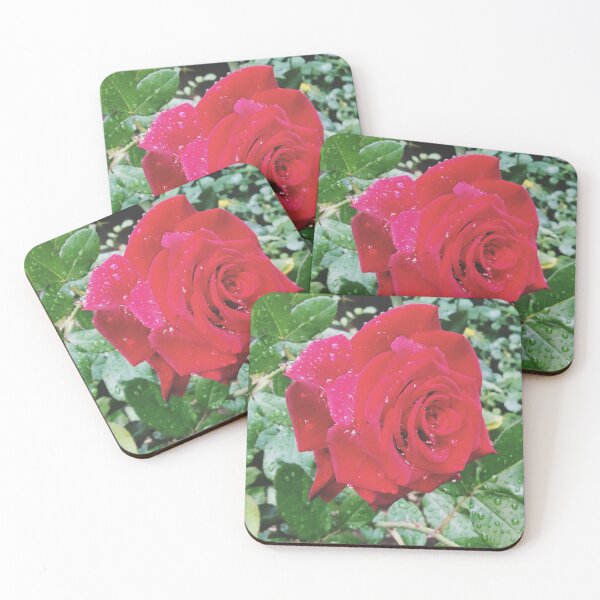 Item preview, Beautiful red rose after the rain  designed and sold by helenkaiy.